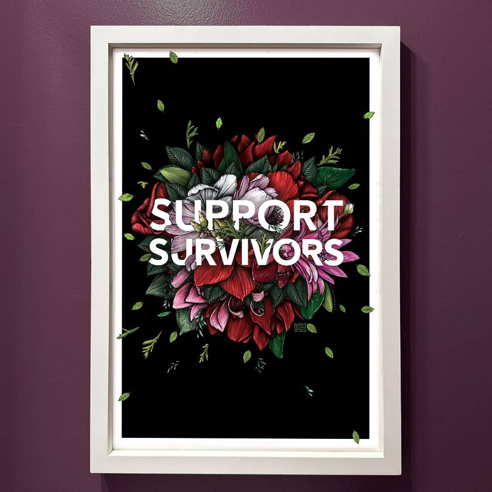 Transpainter - Wholesale Art Print - Support Survivors Poster | Sexual Assault Awareness Month 3