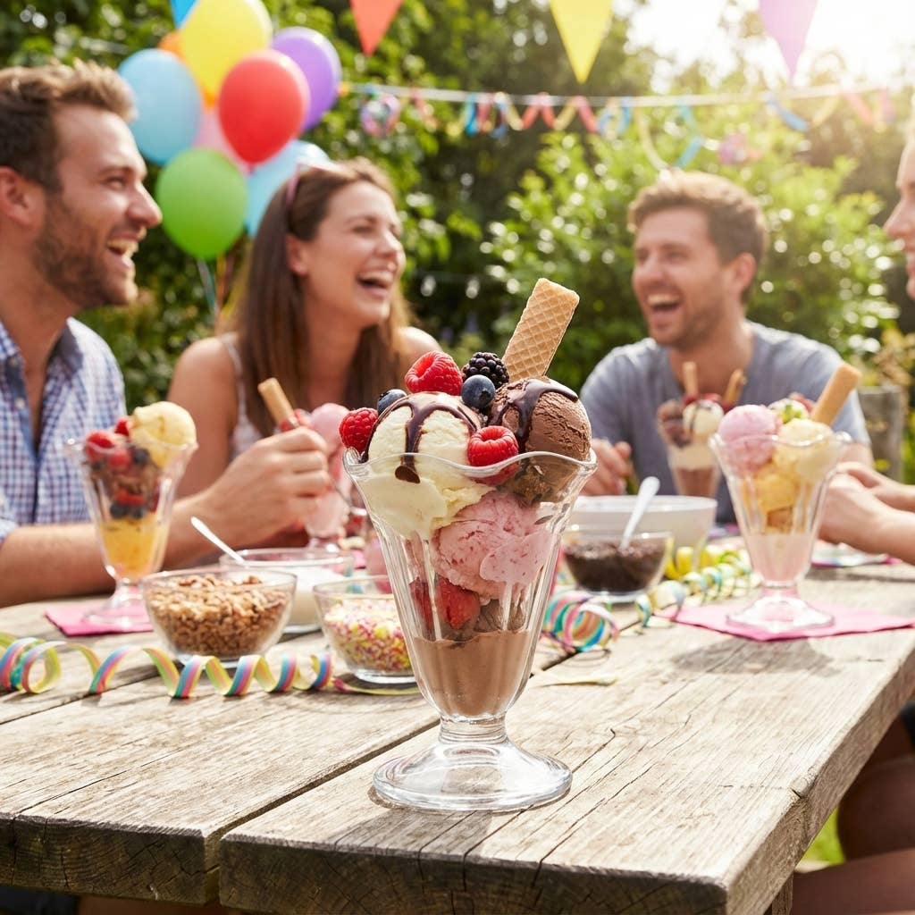 Kadra Kitchenware - Wholesale Drinking Glass/Cup - Vikko - Chicago Ice Cream Cup, 7.5 Oz, Pack of 6,2