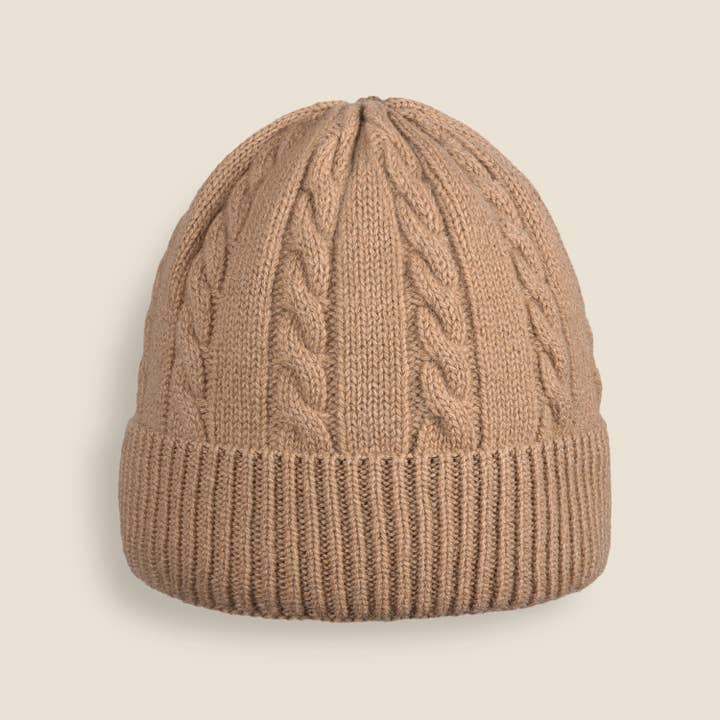 Ander - Wholesale Beanie - Women's - BELLANO Cashmere Blend Knitted Beanie 3