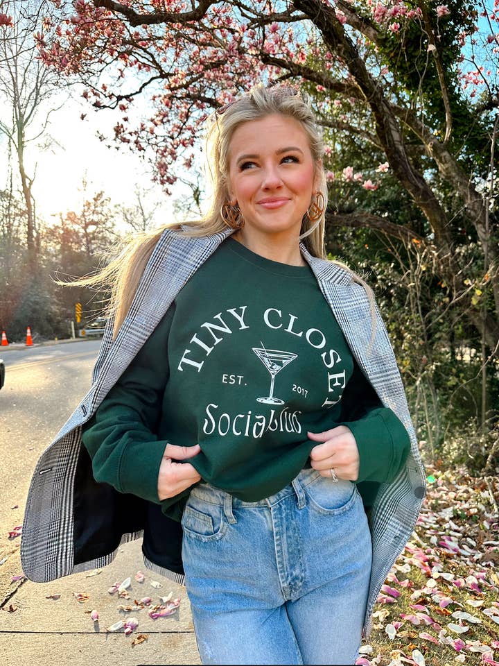 Social Club Custom Sweatshirt for wholesale by 26 Threads