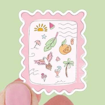 Autocolante Vinil Férias por atacado de Limes & Lilly