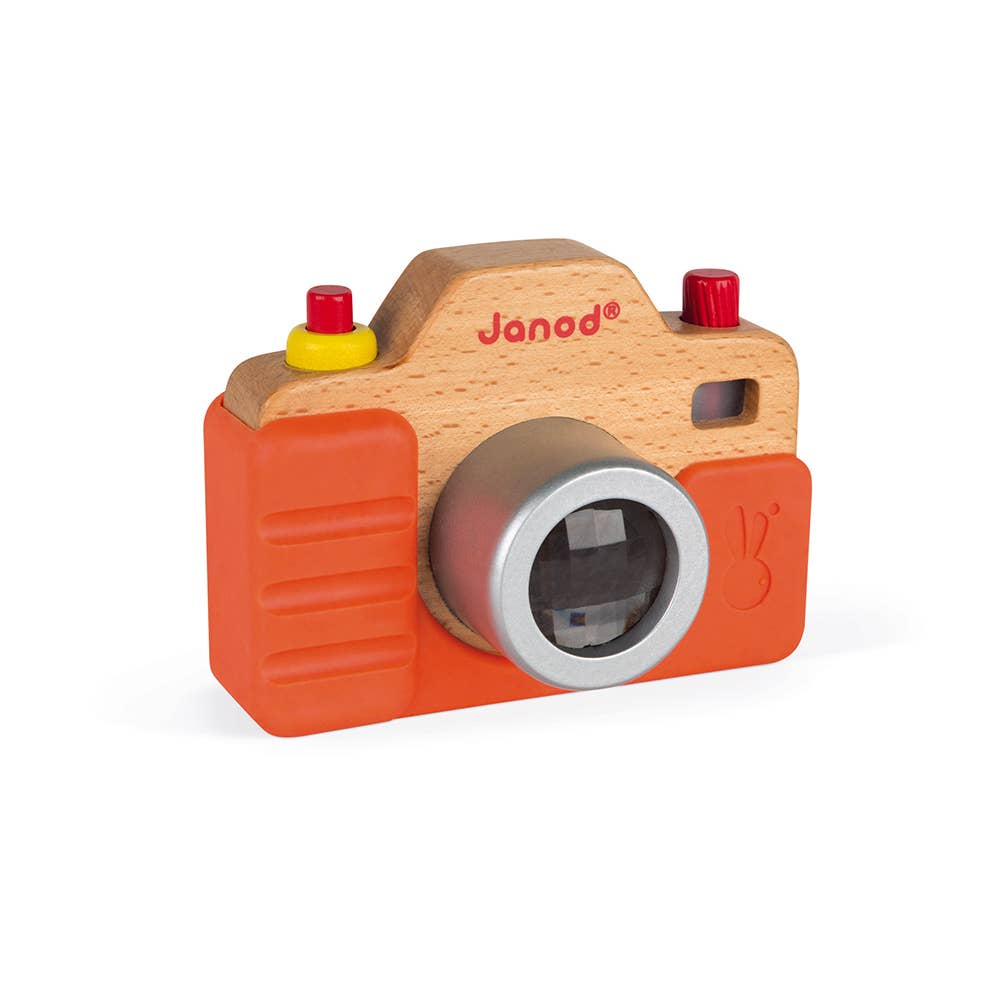 Janod - Wholesale Wood Toy - Kids - Sound Camera - Batteries Included - Silicone Case9
