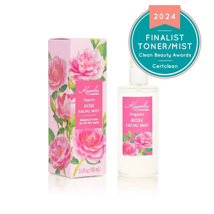 Organic Rose Facial Mist for wholesale by Kuumba Made