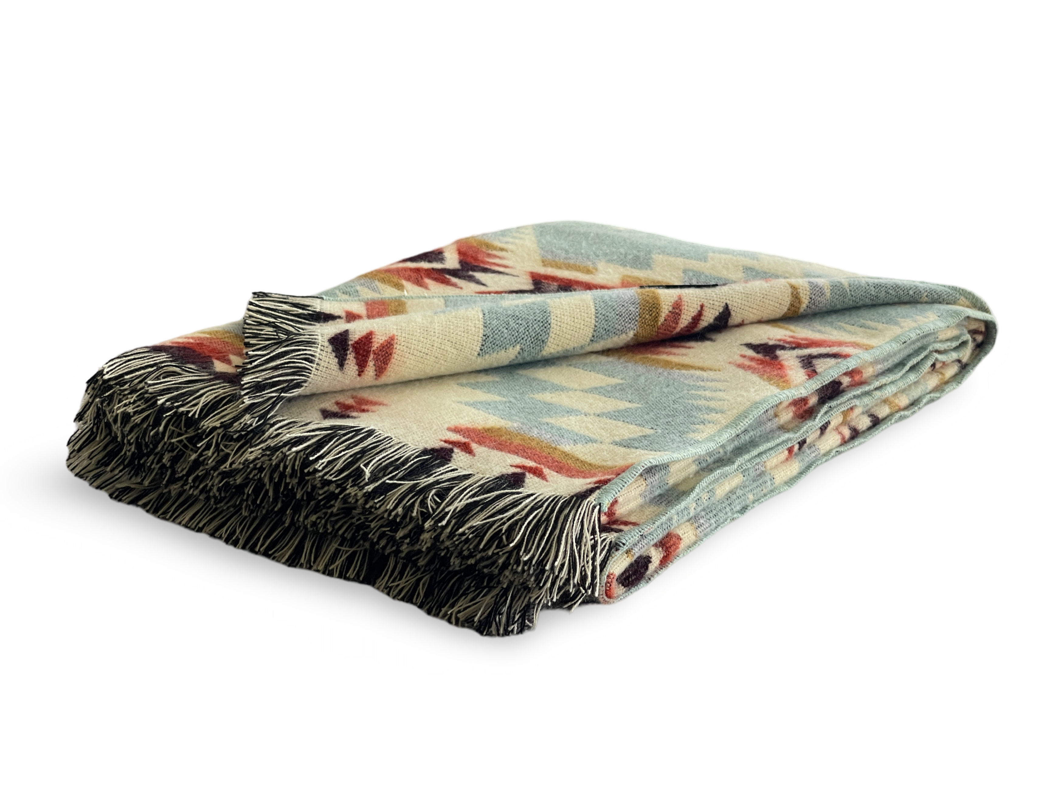 Beyond Borders Collective | Artisan-Made Blankets & Throws - Wholesale Throw Blanket - Secoya Throw - Vibrant Mint4
