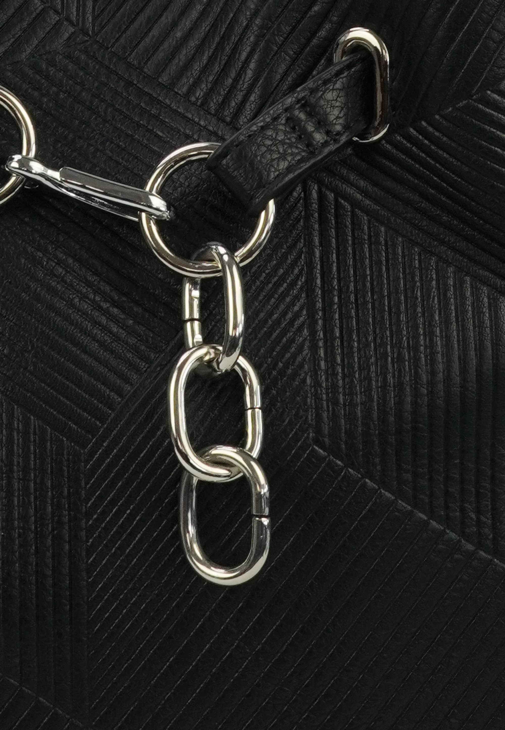 HJS - Vente Porte-document – femme - Sac à bandoulière 'PAIGE' - Élégant sac avec détail chaîne3