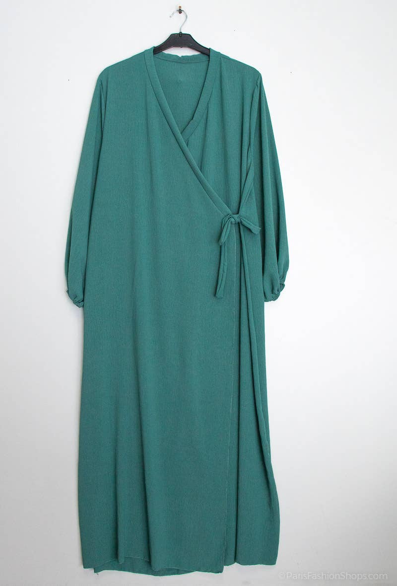 IDEAL OUTFIT - Vente Robe – femme - Robe abaya porte feuille ref:2372jazz30
