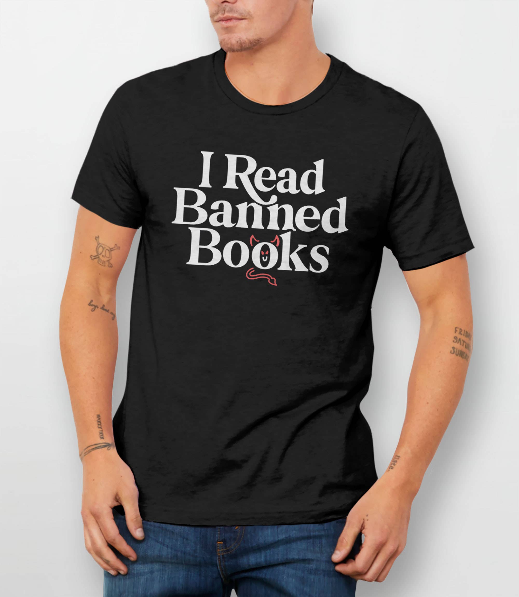 BootsTees - Wholesale Screen Printed T-Shirt - Unisex - I Read Banned Books T-Shirt, Reading Shirt with Quote3