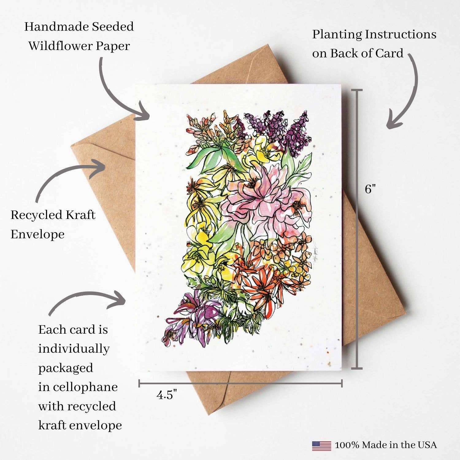 Amanda Klein Co. - Wholesale Everyday Greeting Card - Indiana Plantable Greeting Card2