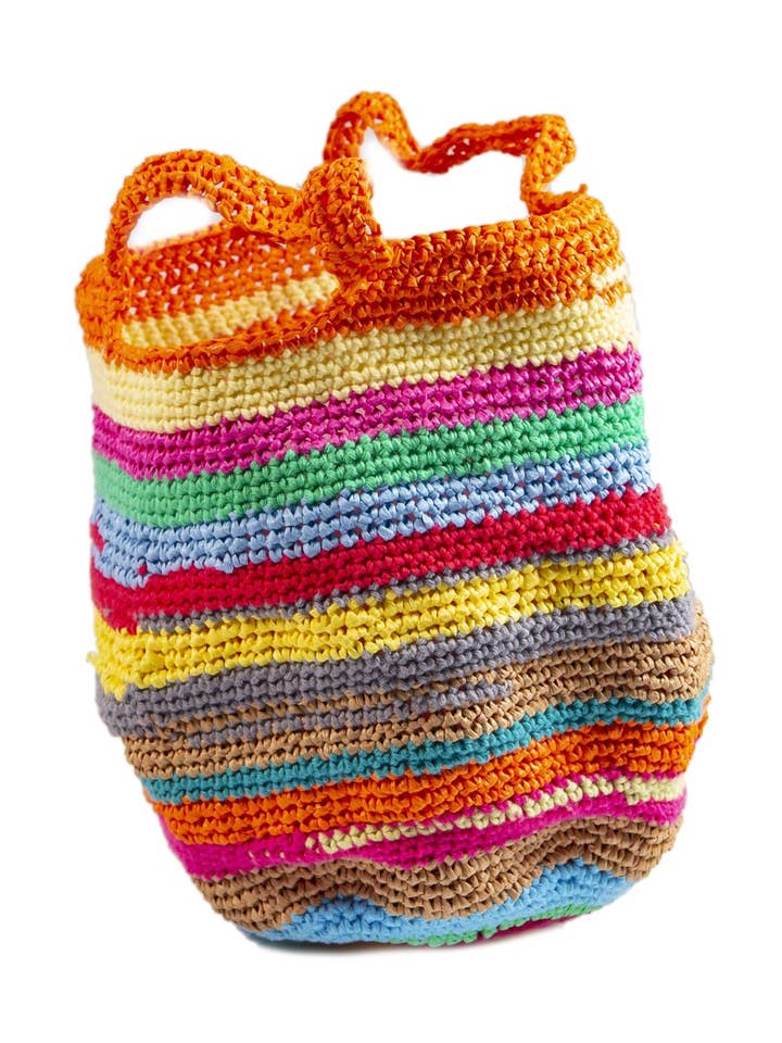 Orange raffia bag for wholesale by CASHFANA