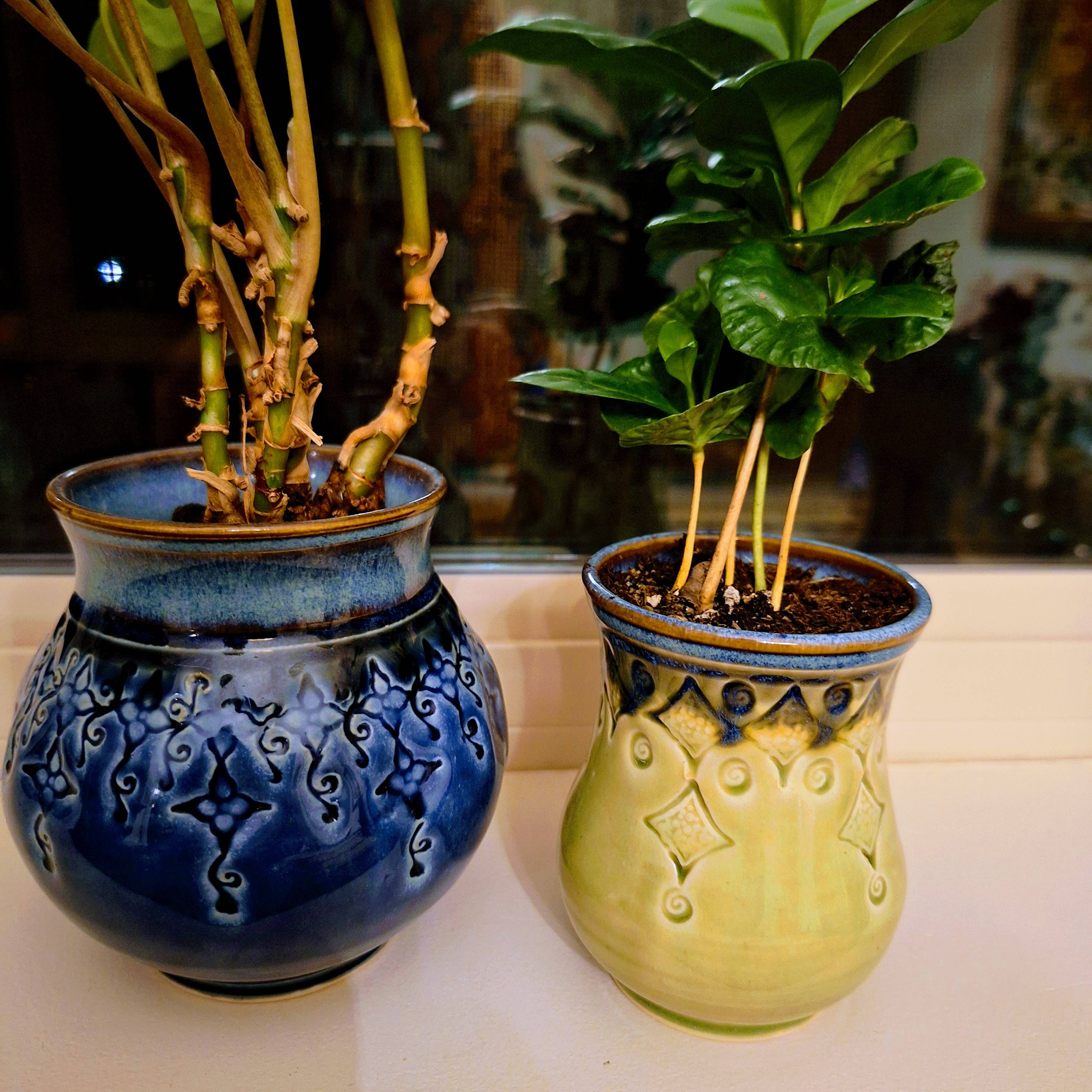 Plays in Mud Pottery - Wholesale Plant Pot - Large Tabletop Planter - Handmade Pottery Planter - MTO15