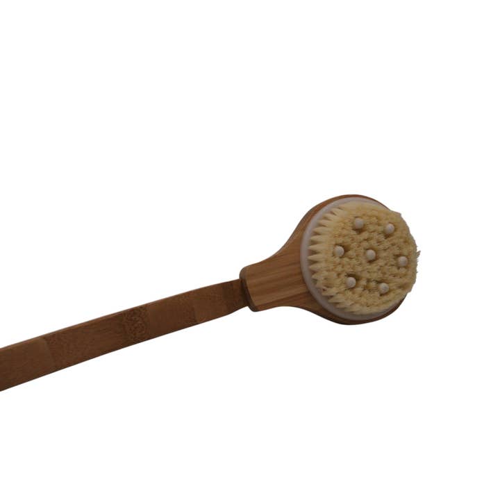 Crossroads Distributing - Wholesale Body Brush - Luxury Angle Long Handle Bath Brush