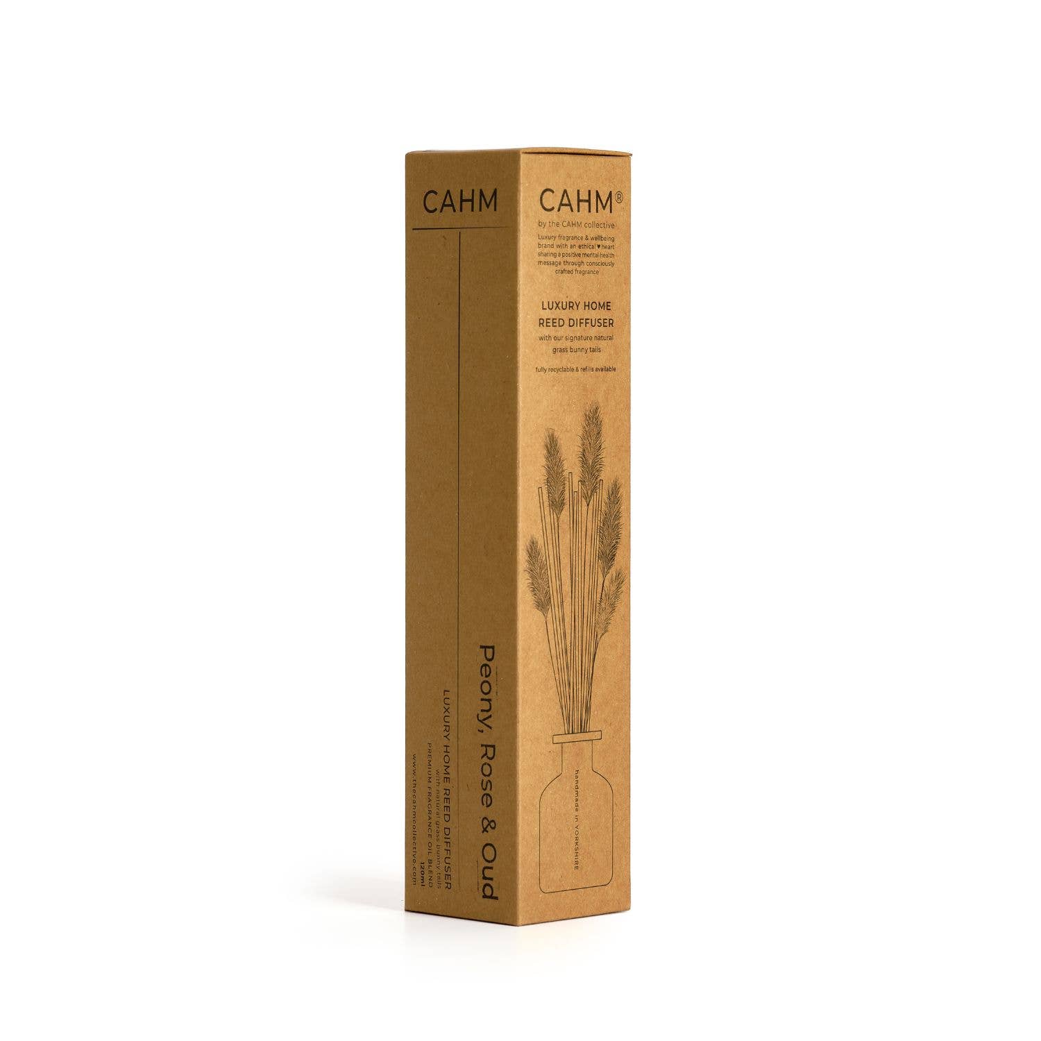 CAHM - Wholesale Reed Diffuser - Peony Rose Oud Clear Reed Diffuser | Luxury Reed Diffusers3