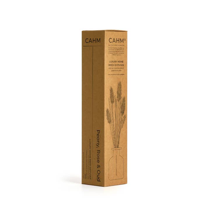 CAHM - Wholesale Reed Diffuser - Peony Rose Oud Clear Reed Diffuser | Luxury Reed Diffusers3