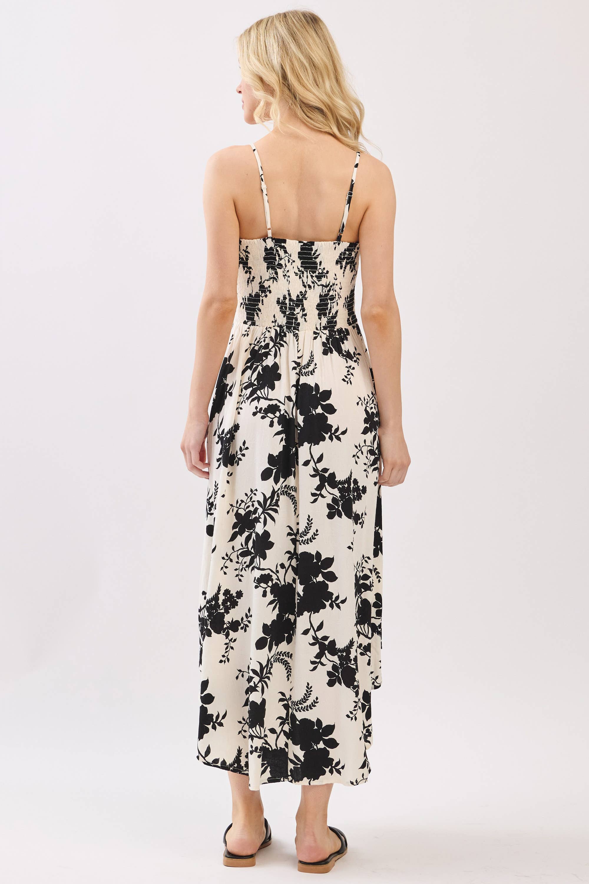 Final Touch - Vendita all'ingrosso Vestito - Donna - Vestito sottoveste in raso di rayon stampato floreale - VD17412B43