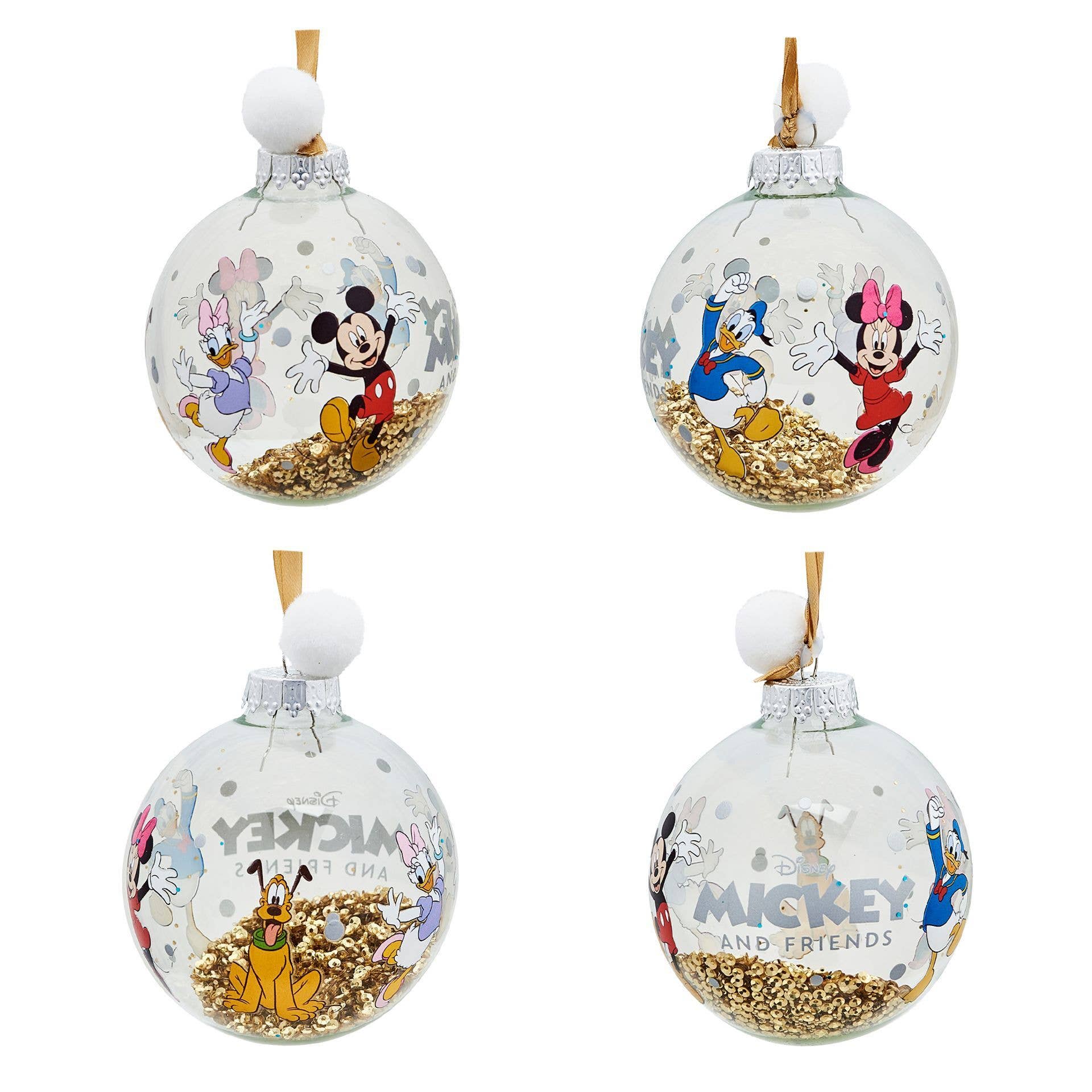 WIDDOP and Co. - Wholesale Christmas Decoration - Disney Set of 7 Baubles - Mickey & Friends6