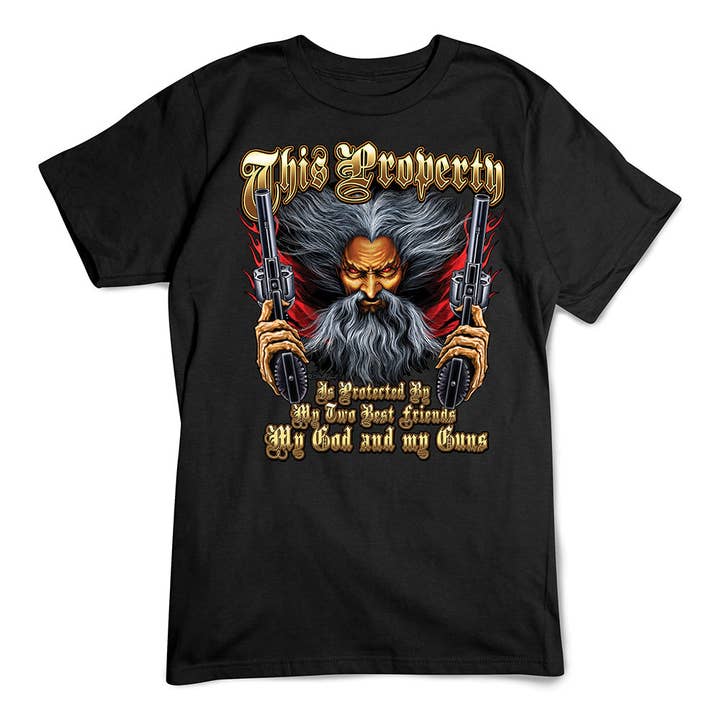T-shirt My God and My Guns pour la vente par Artopia