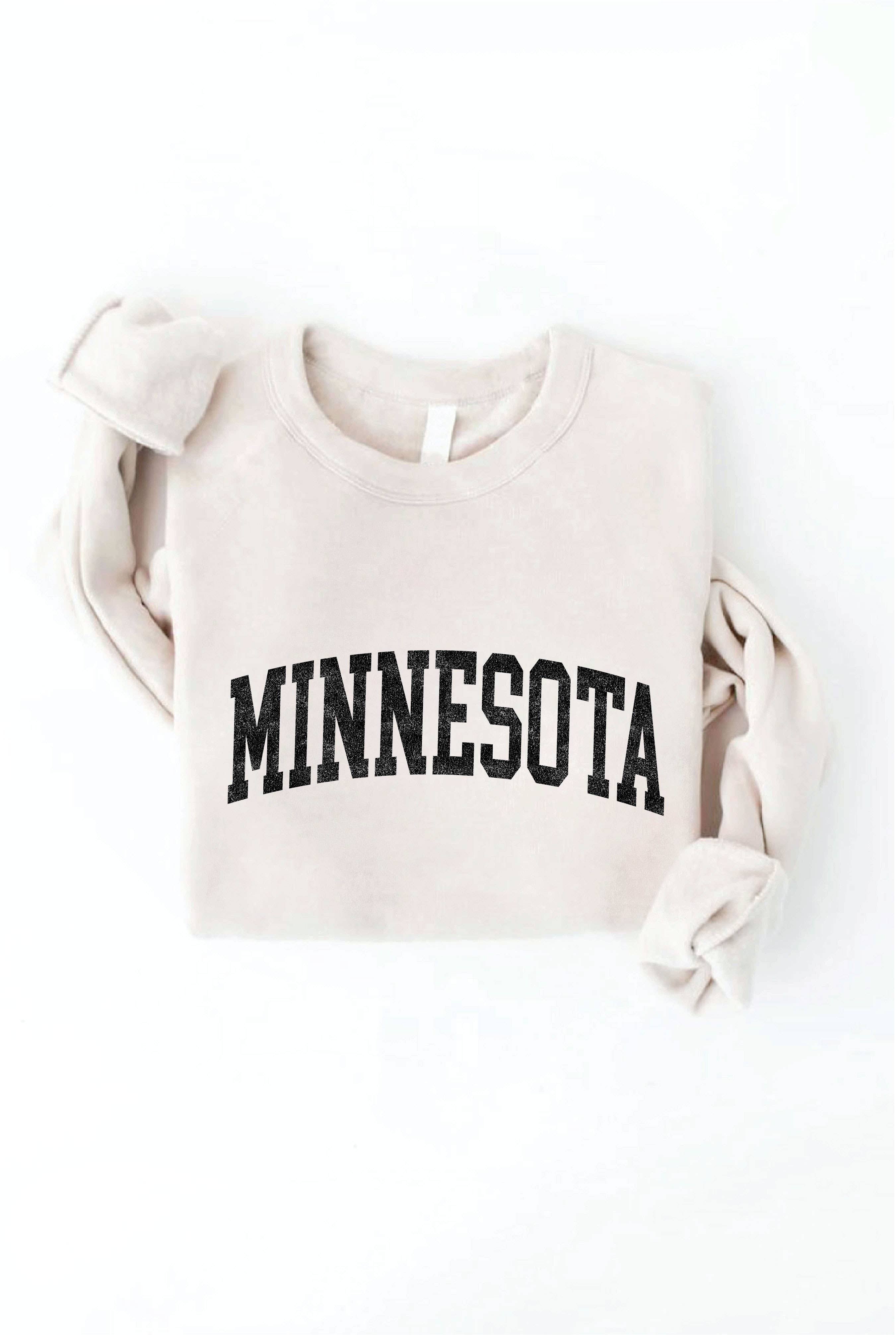 OAT COLLECTIVE - Wholesale Graphic Sweatshirt - Women's - MINNESOTA  Graphic Sweatshirt0