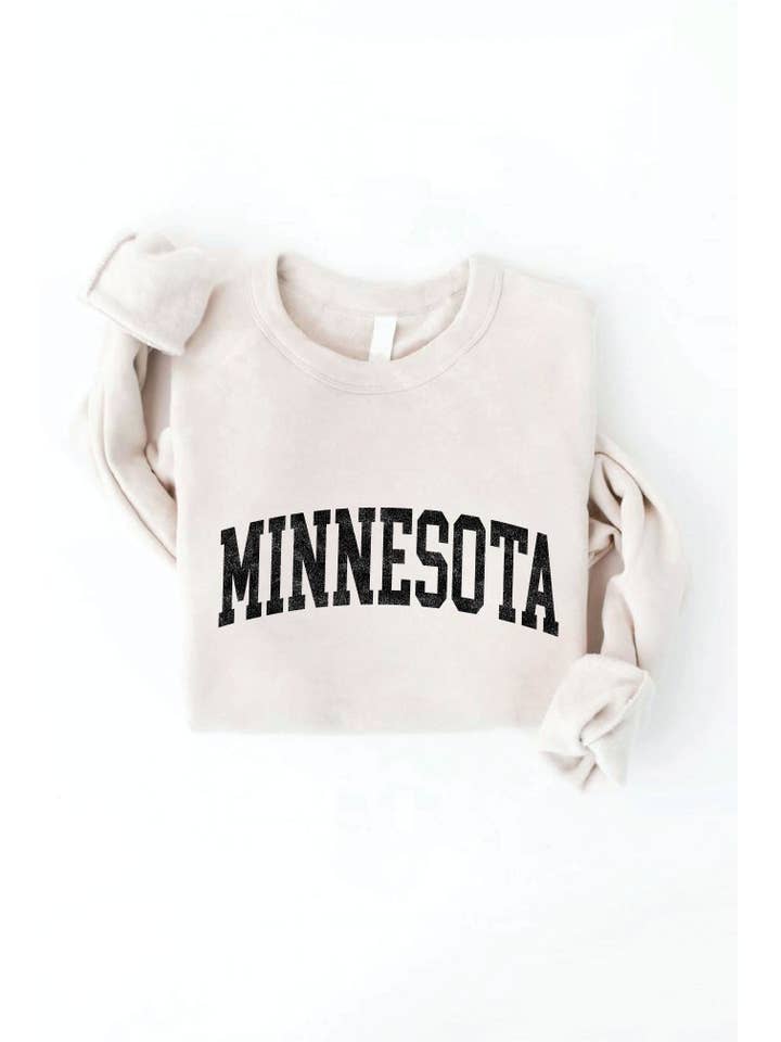 OAT COLLECTIVE - Wholesale Graphic Sweatshirt - Women's - MINNESOTA Graphic Sweatshirt