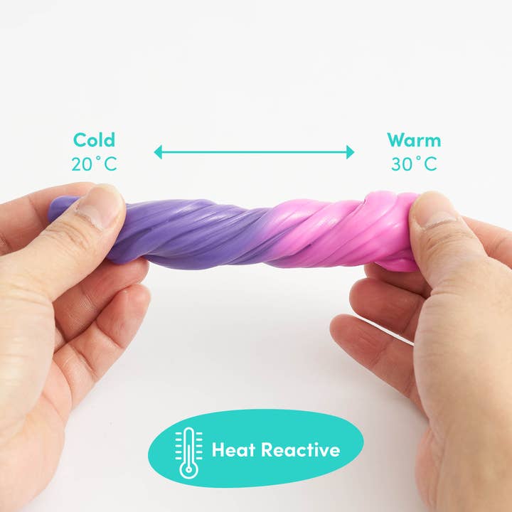 The Twiddlers - Wholesale Putty/Slime - Kids - 6 Colour Changing Putty, Heat Reactive Slime in Lid Pots1