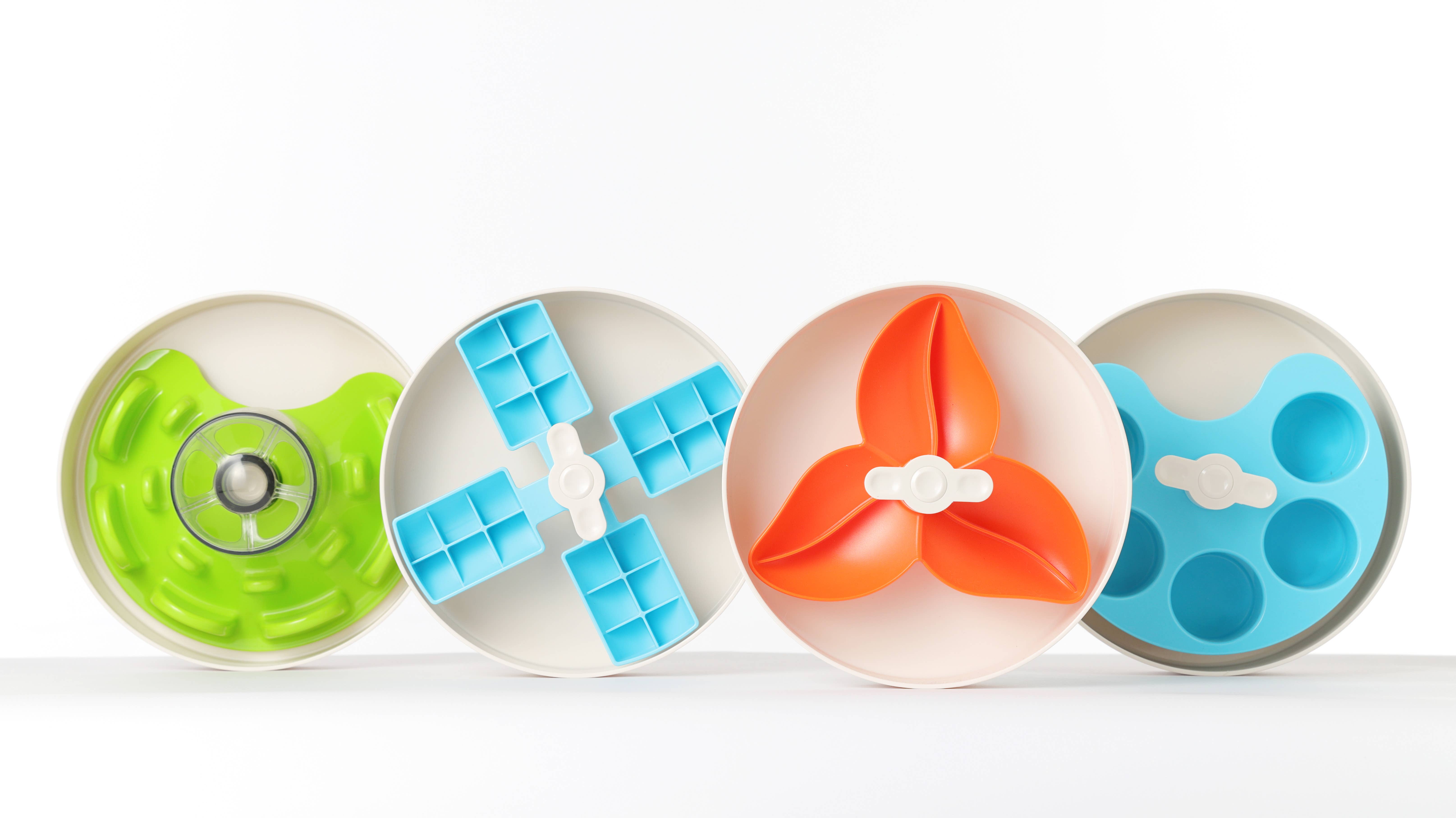 Only An Ocean Europe - Wholesale Pet Bowl - Cat/Dog - SPIN Interactive Feeder Bougainvillea orange8