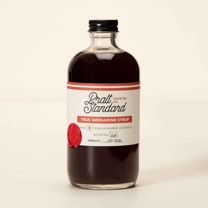 True Grenadine Syrup - 8oz for wholesale by Pratt Standard Cocktail Co.