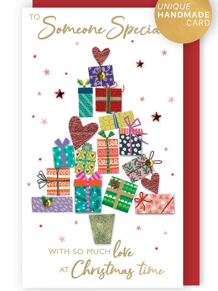 Någon Speciell-Träd-Julkort -Champagne-Andra Natur för wholesale av Second Nature Ltd