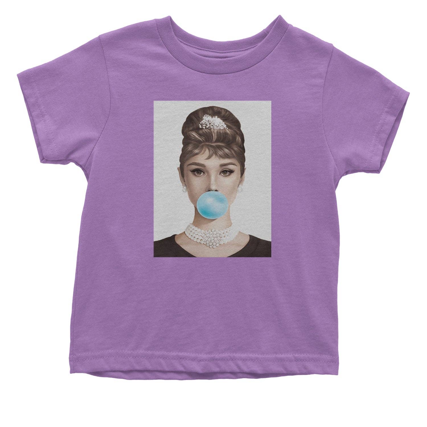 Expression Tees - Vente Body (sans pieds) – bébé - Barboteuse une pièce et t-shirt pour tout-petit Audrey Hepburn Chewing Bubble Gum American Icone11