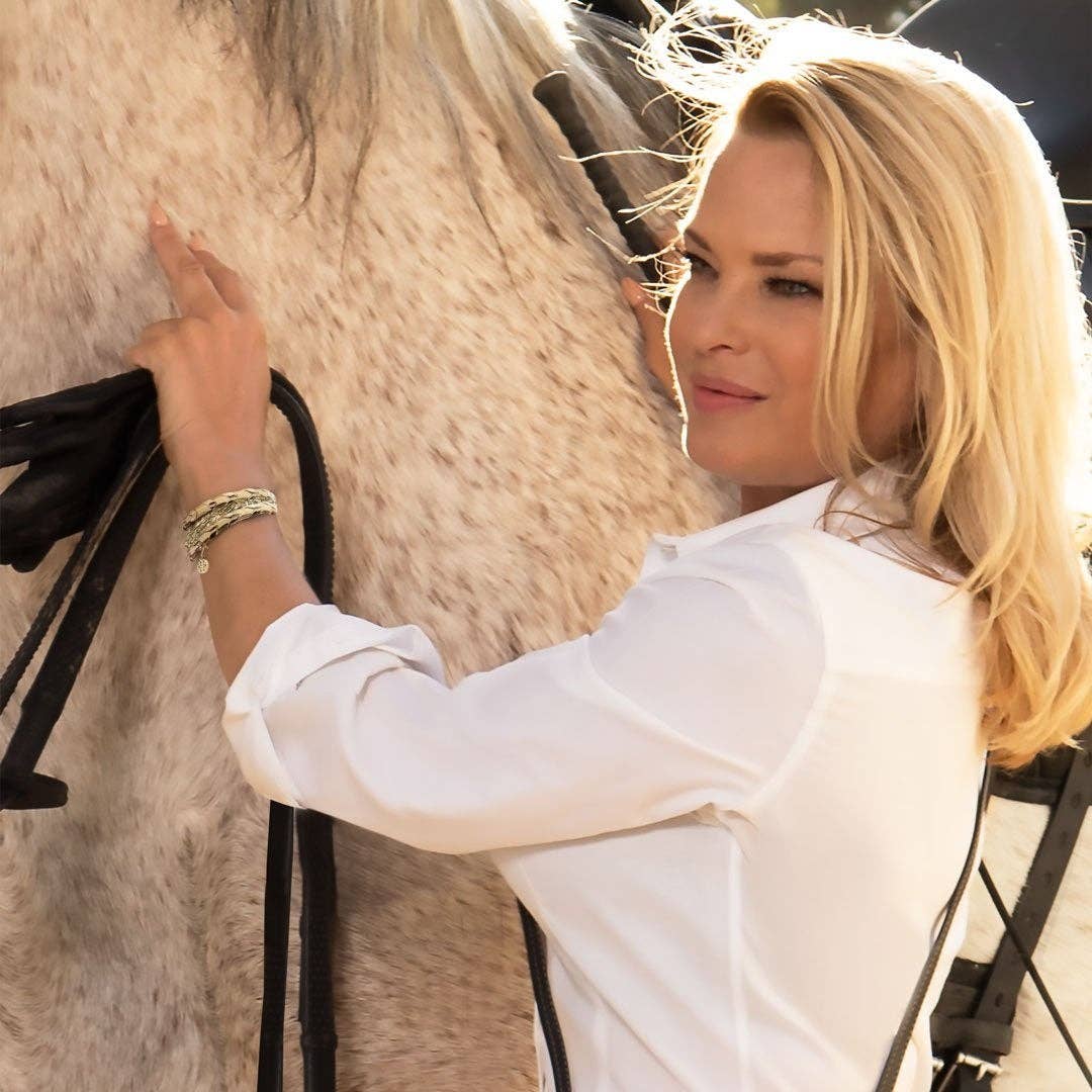 URBAN-EQUESTRIAN - Vendita all'ingrosso Bracciale a polsino - Bracciale Lexington con dettagli intrecciati5