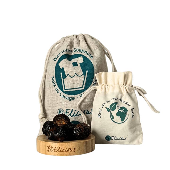Wasnoten natuurlijk wasmiddel, startset 150gr - met waszakje voor wholesale door Elicious