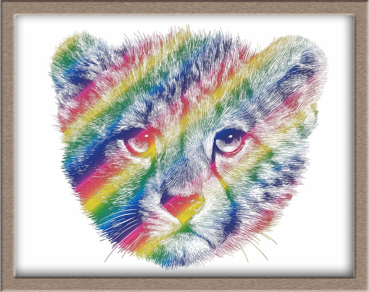 JoyousJoyfulJoyness - Wholesale Art Print - Cheetah Cub Foiled Art Print1