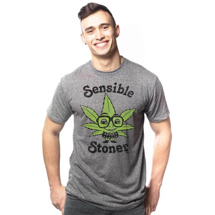 Solid Threads - Wholesale Screen Printed T-Shirt - Unisex - Men's Sensible Stoner T-shirt1