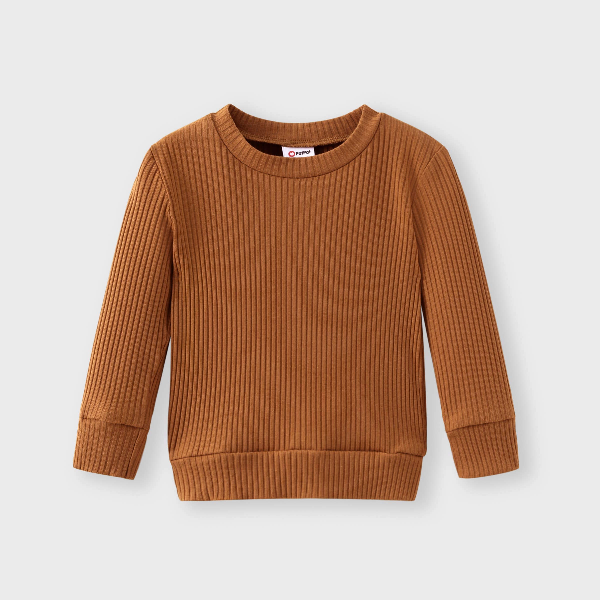 PatPat - Wholesale Top & Pant Set - Baby - 2pcs Baby Boy Solid Cotton Pullover and Dinosaur Pants Set11