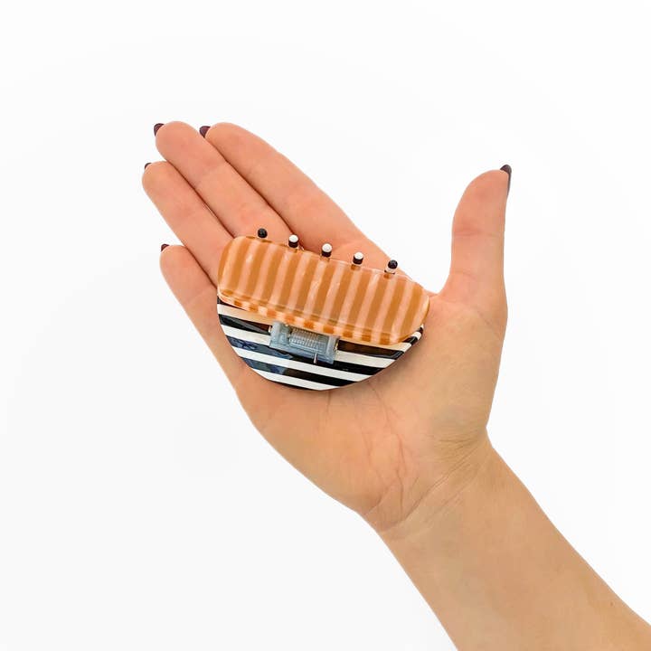 CHUNKS - Wholesale Hair Clip - Women's - Juno Claw in Stripes3