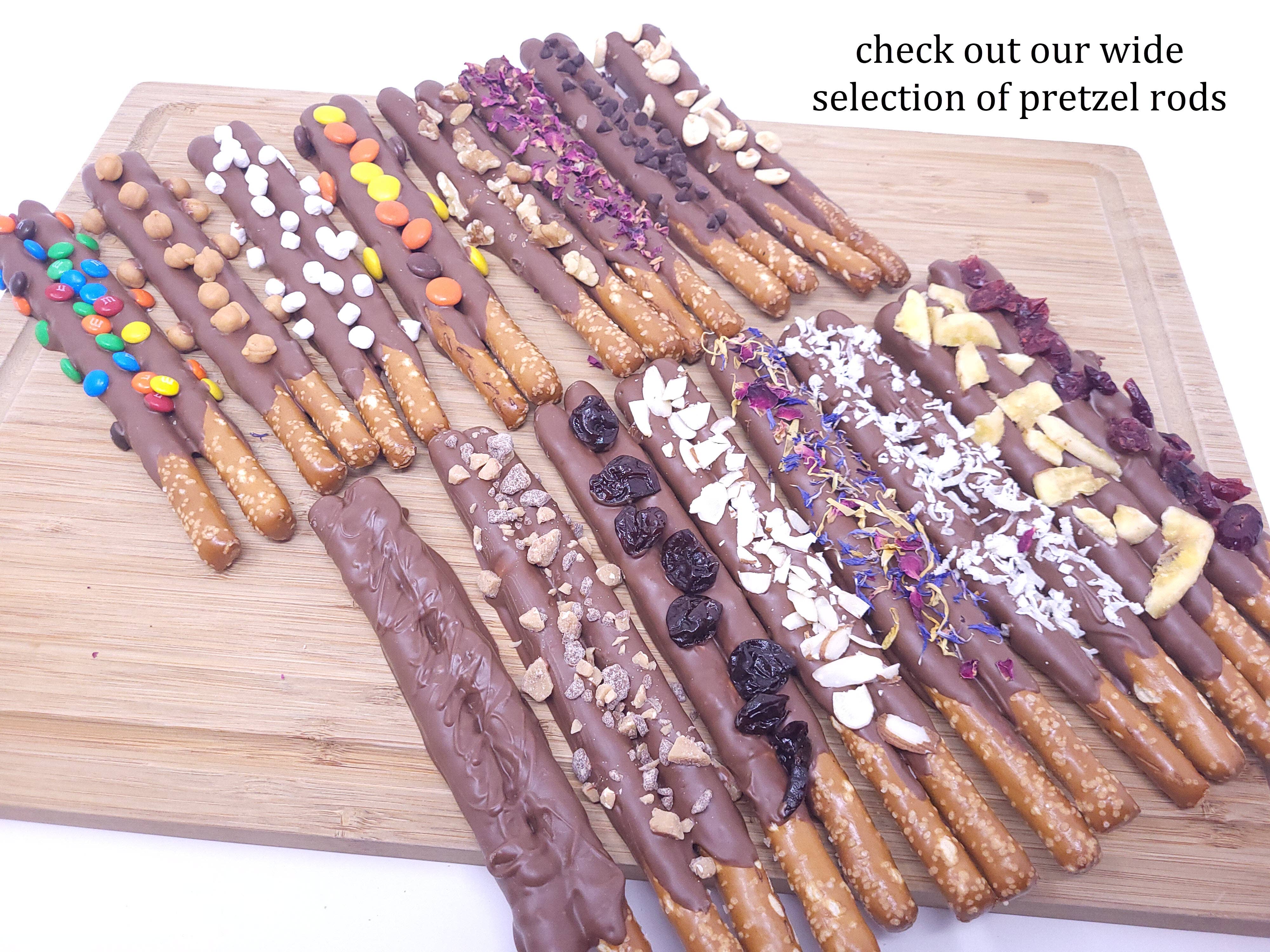 Wild Angel Treats, LLC - Wholesale Chocolate Covered Sweets - 2-Pack Gourmet Chocolate Covered Pretzel Rods1