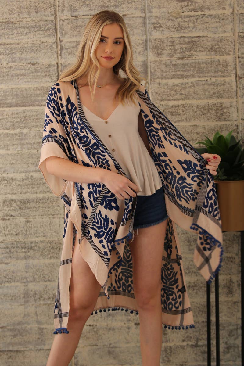 ANGIE - Vendita all'ingrosso Kimono - Donna - X2W48-BR9625