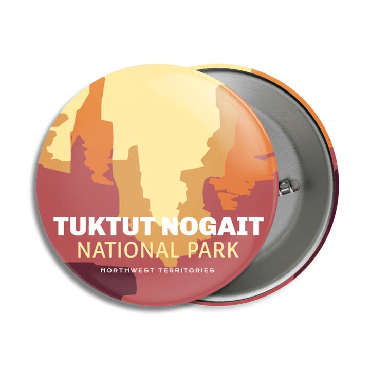 Tuktut Nogait National Park i Canada Pinback-knap for engroshandel hos Canada Untamed