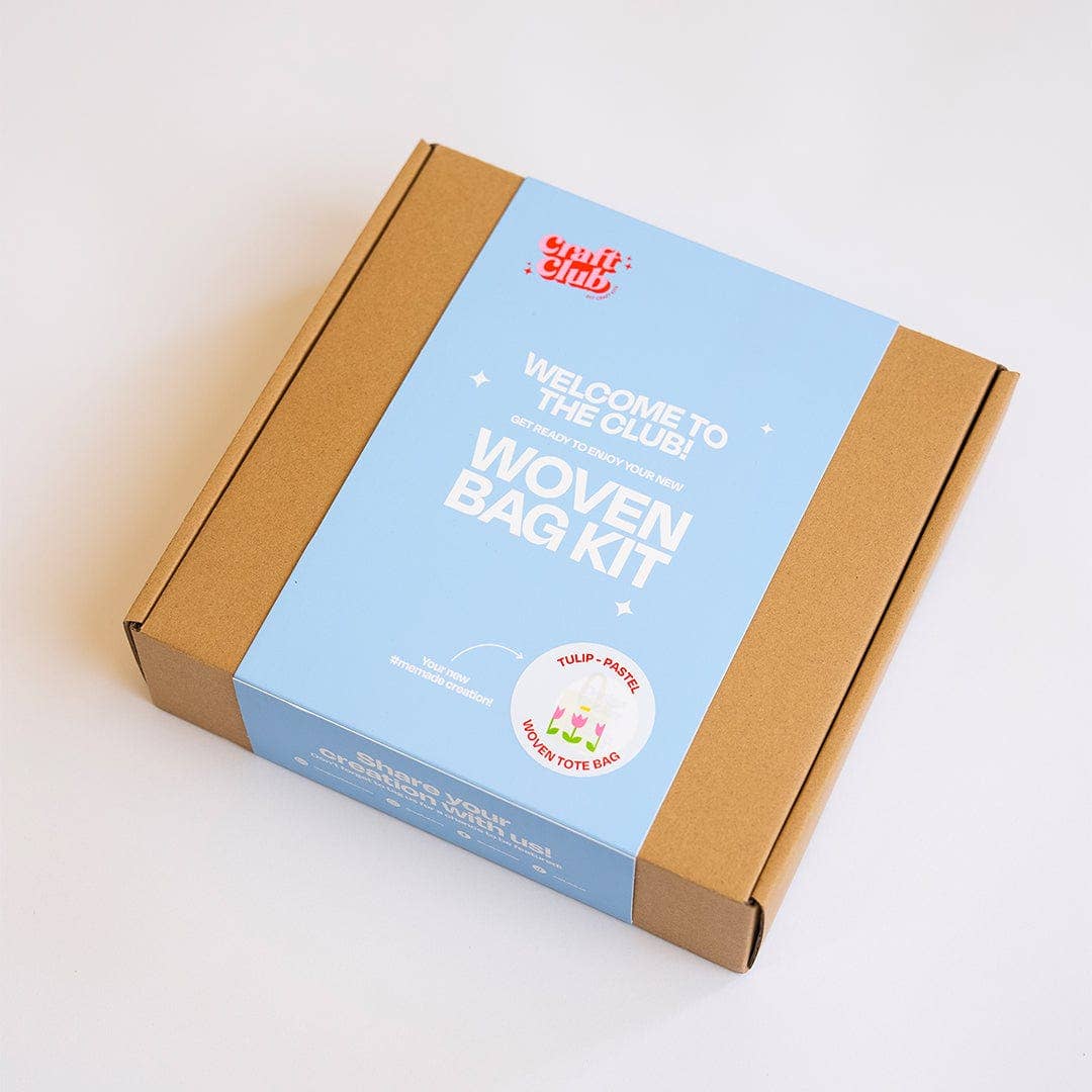 Craft Club - Wholesale DIY Craft Kit - Blue Tulip - Woven Tote Bag Kit13