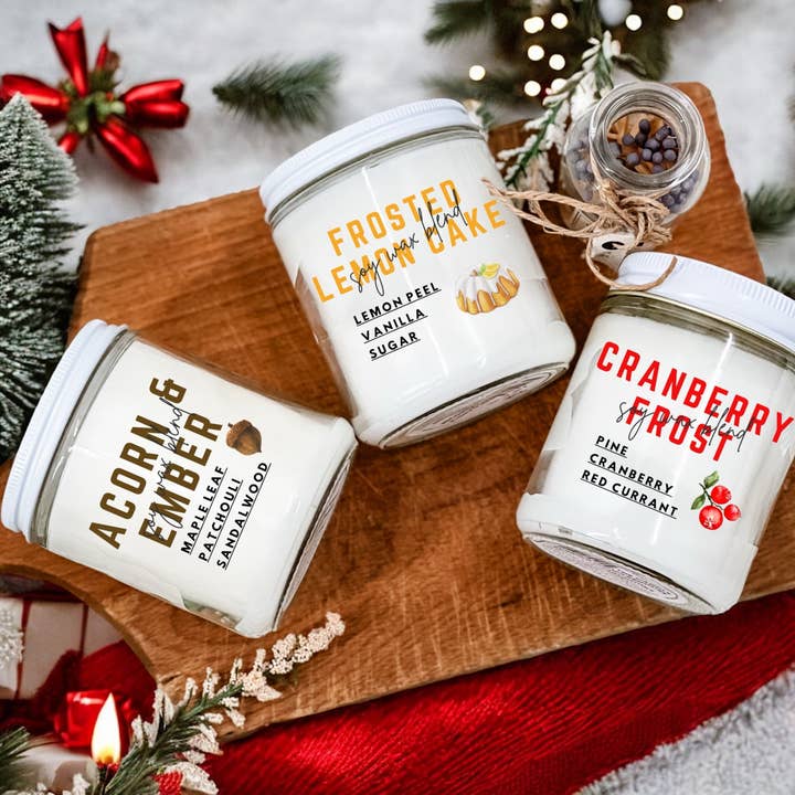 9oz Signature Holiday Candles for wholesale by The Candle Warehouse