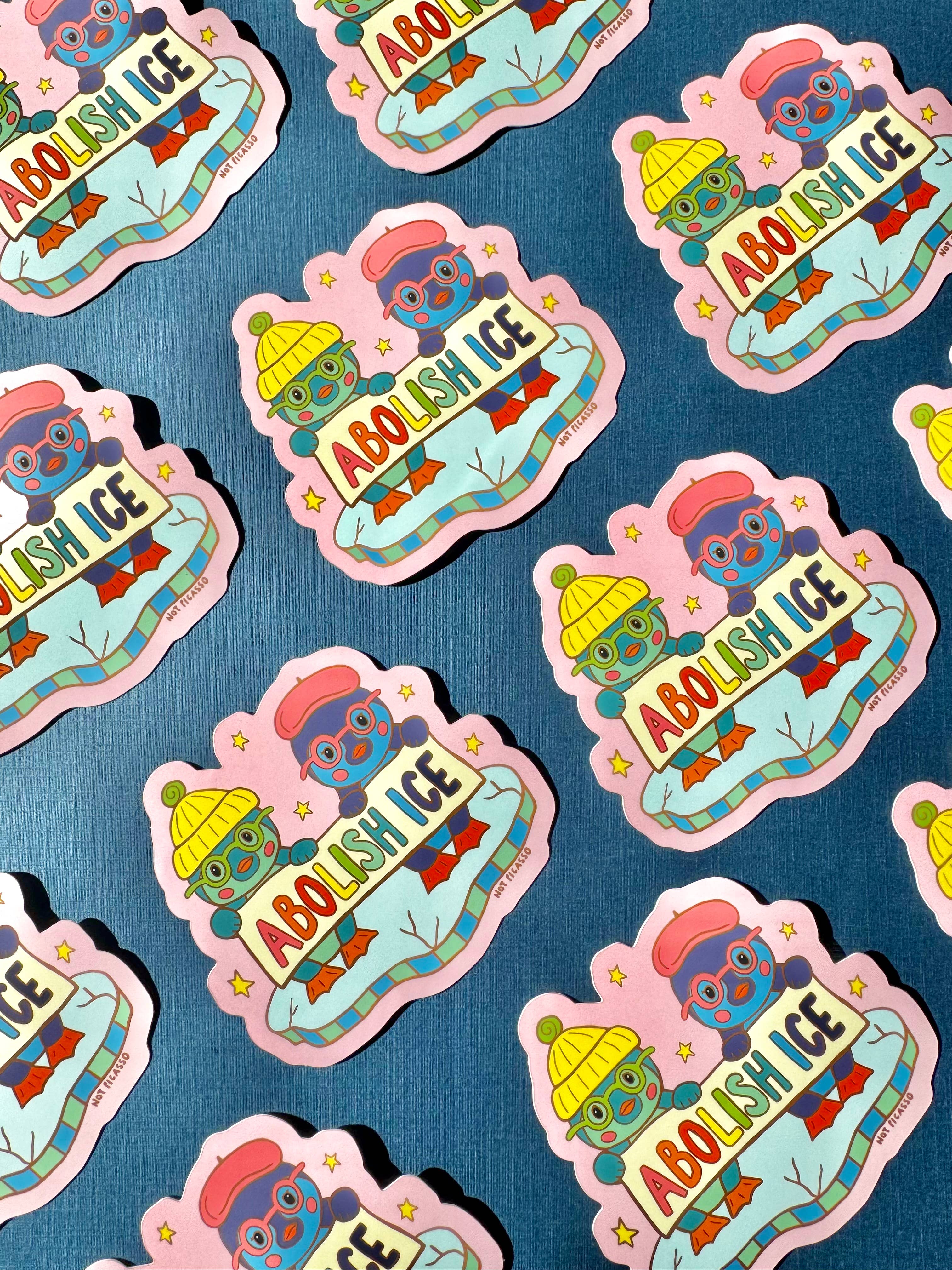 Not Picasso - Wholesale Sticker - Abolish Ice Fundraiser Sticker1