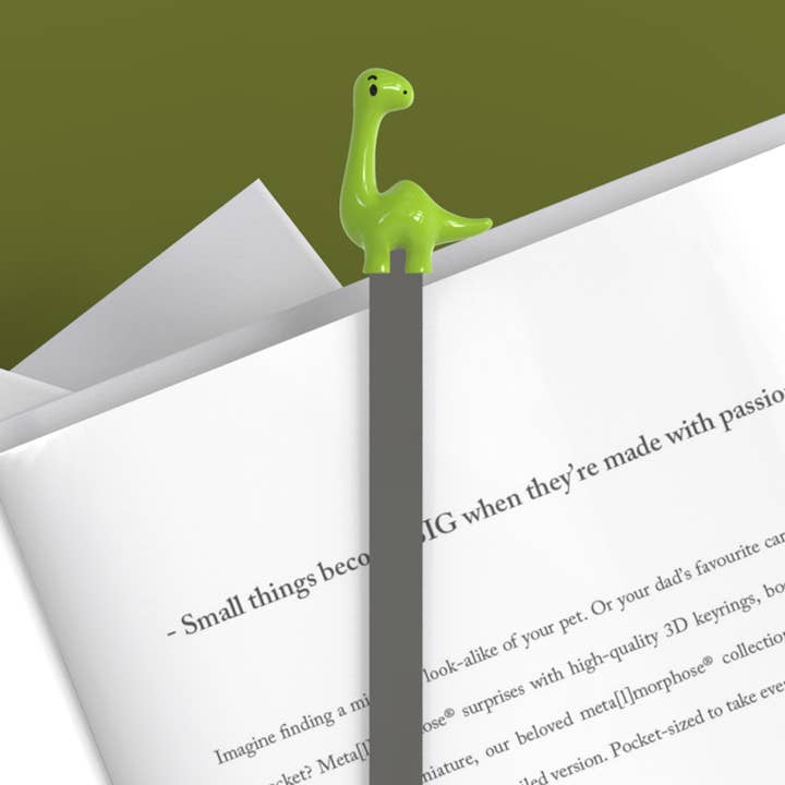 Anew International Corp. - Wholesale Bookmark - GREEN DINO BOOKMARK