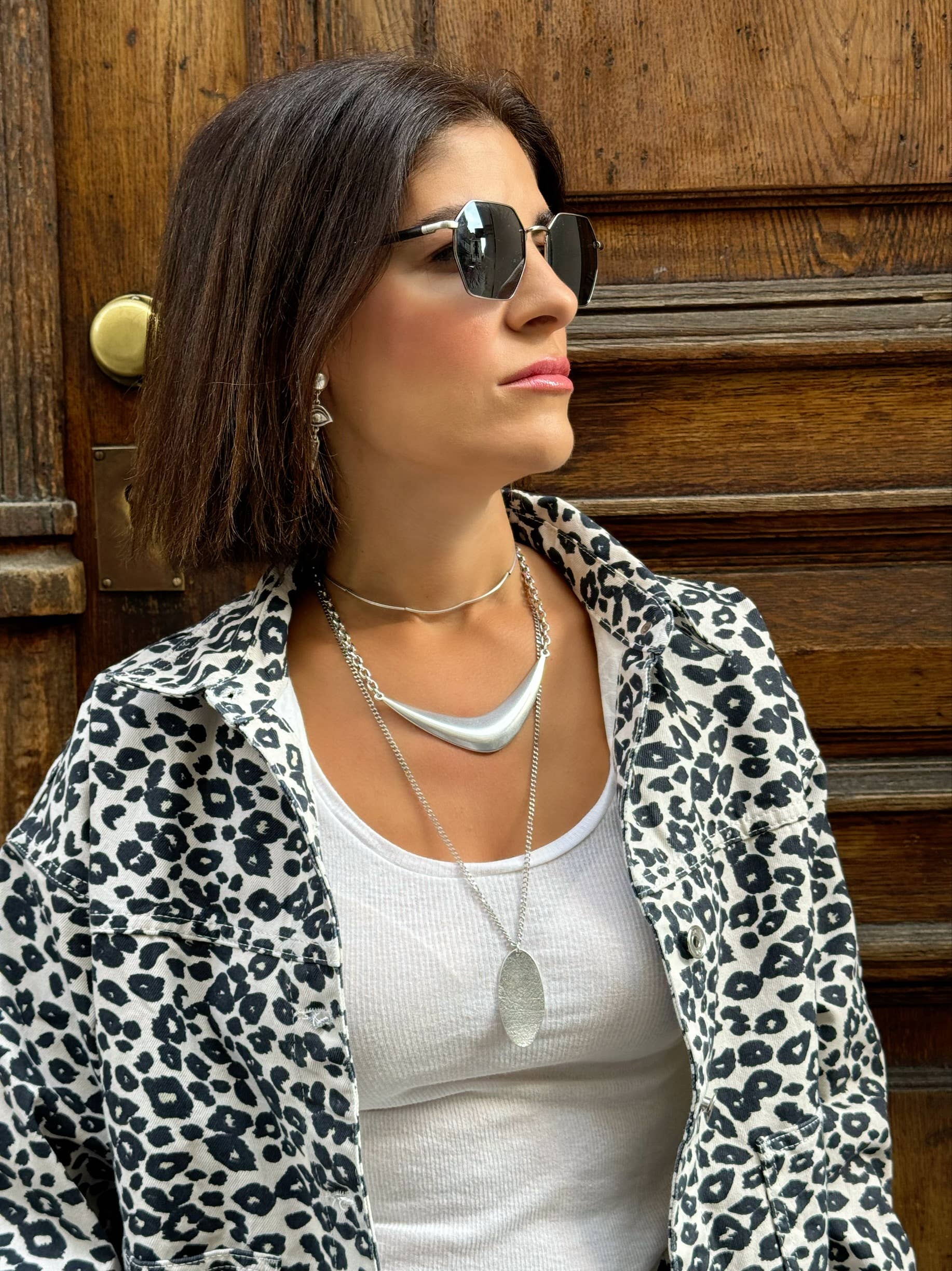 Christina Christi - Wholesale Pendant/Charm Necklace - Boho Necklaces, Silver Layering Necklaces, Silver Necklace, 8