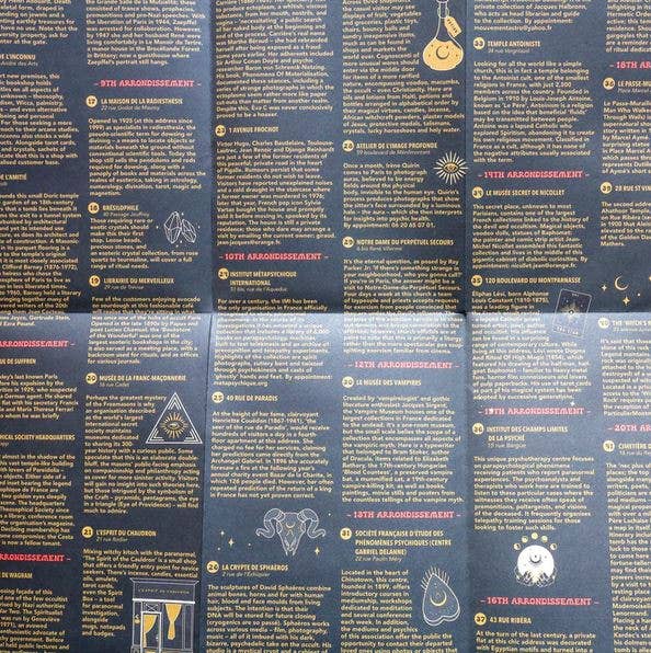 Herb Lester Associates - Wholesale Body, Mind & Spirit Book - Occult Paris: City of Night - Art Map & Cultural Guide2