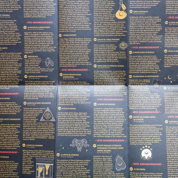 Herb Lester Associates - Wholesale Body, Mind & Spirit Book - Occult Paris: City of Night - Art Map & Cultural Guide2