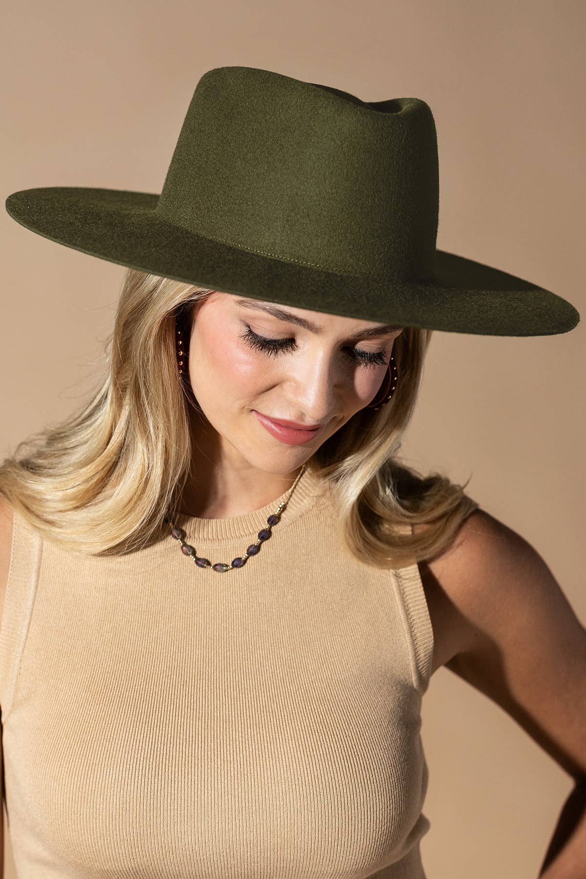 Urbanista - Wholesale Fedora - Women's - 100% Australian Wool Triangular Panama Hat-Blank40