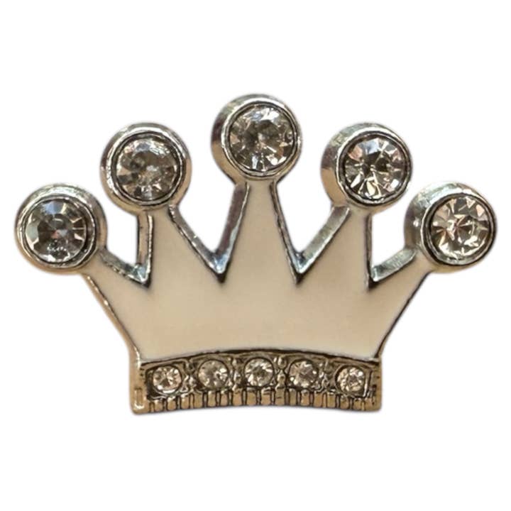 Mochi & Kona Dog Co. - Wholesale Pet collar – Dog - 10 mm Slide Charms White Enamel Crown