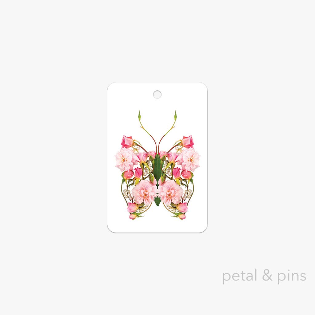petal & pins - Wholesale Gift Tag - Butterfly Pearls – Floral Gift Tag1