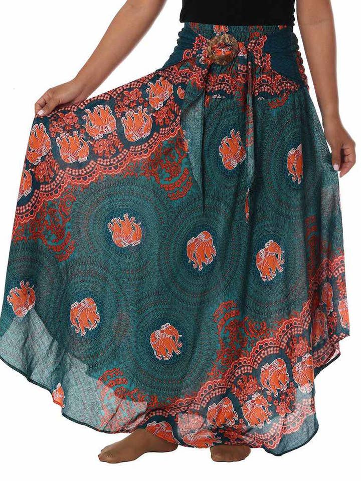 Studio 12 Collective (previously Ethnic Lanna) - Wholesale Skirt - Women's - BUNDLE: 4-Pack Long Boho Skirts (Assorted Prints)3
