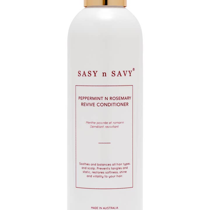Après-shampoing revitalisant Peppermint N Romarin - 250 ml pour la vente par Sasy n Savy Pty Ltd