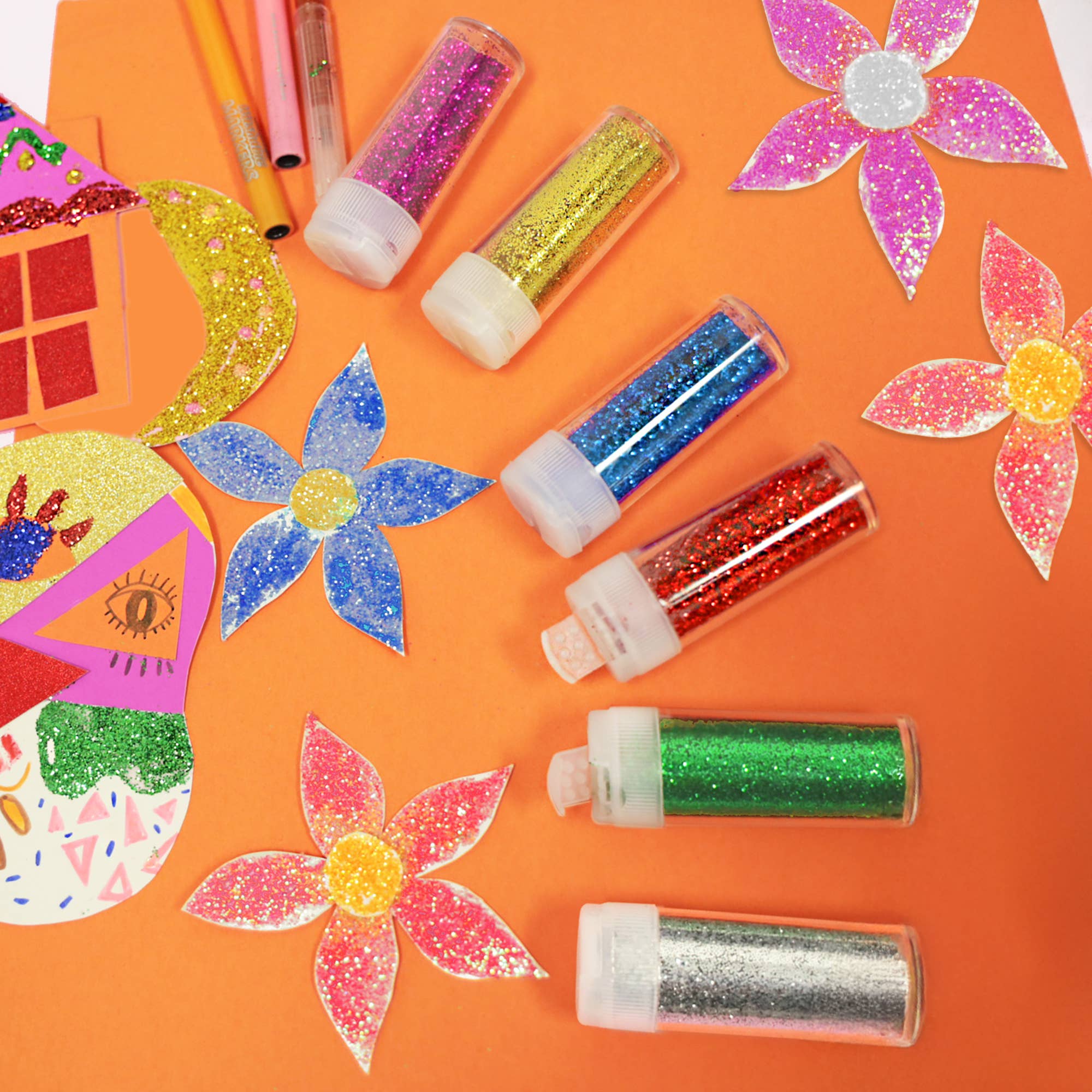 BAZIC Products - Wholesale Glitter - Glitter Shaker 7g (6/PVC Box) Primary Color6