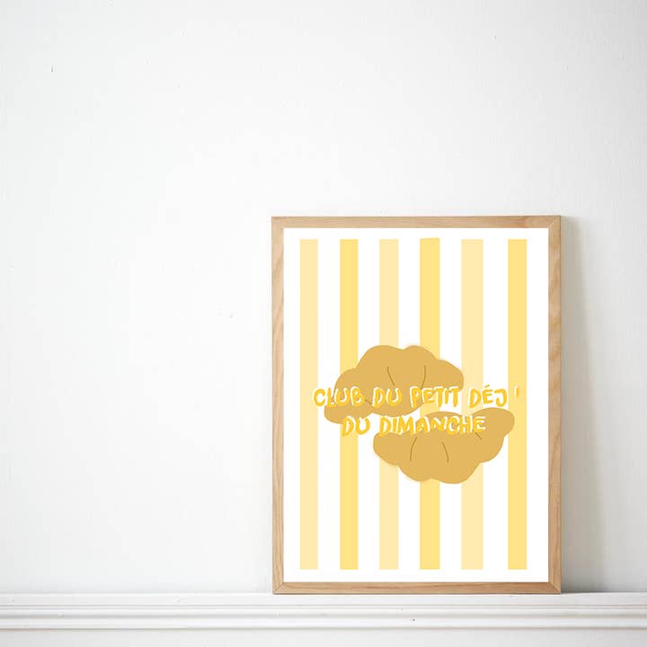 LE PAPIER GRAPHIQUE - Wholesale Everyday Greeting Card - Simple Card and Poster - Breakfast Club2